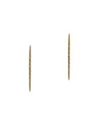 Sole Society Goldtone & Hematite Bar Earrings