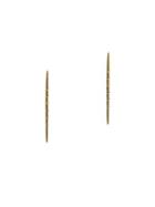 Sole Society Goldtone & Hematite Bar Earrings