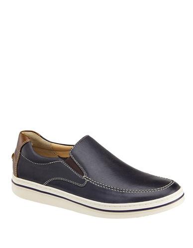 Johnston & Murphy Moc-toe Leather Slip-on Sneakers