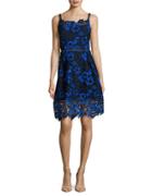 T Tahari Lace Fit And Flare Dress