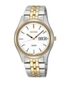 Seiko Mens Two-tone Functional Solar Watch