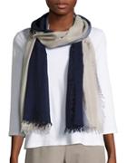 Eileen Fisher Wool, Silk & Cashmere Ombre Scarf
