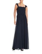Vera Wang Sleeveless Solid Gown