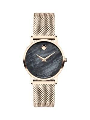 Movado Museum Mesh Bracelet Watch