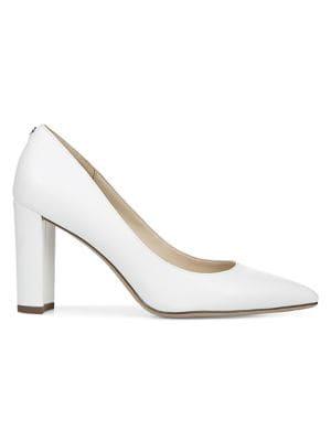 Circus By Sam Edelman Minden Faux Leather Block Heel Pumps