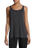 Eileen Fisher Scoopneck Silk Tank