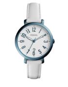 Fossil Jacqueline Leather-strap Watch