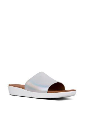 Fitflop Sola Tm Leather Slides