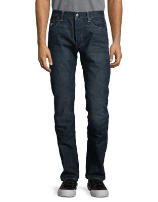 Levi's 505 Regular-fit Dark Stonewash Jeans