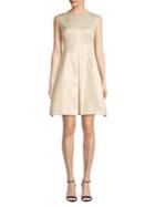 Anne Klein Metallic Fit-&-flare Dress