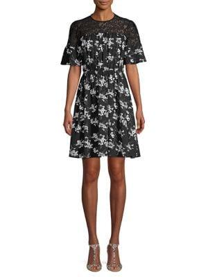 Michael Michael Kors Botanical Floral Lace Dress