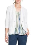 Nic+zoe Summer Nights Quarter-sleeve Jacket