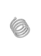 Michael Kors Park Avenue Glam Pave Spiral Ring