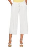 Rafaella Frayed Wide-leg Pants