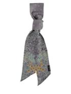 Fraas Skinny Ditsy Floral Cotton And Silk Scarf