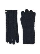 Lauren Ralph Lauren Pointelle Cable-knit Touch Gloves