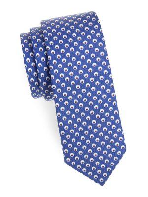 Barbara Blank Printed Cotton Tie