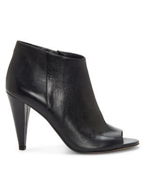 Vince Camuto Azalea Peep-toe Leather Booties