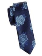 Lord Taylor Hollet Floral Striped Tie