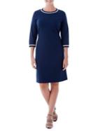 Olsen Three-quarter Sleeve Ponti Dress