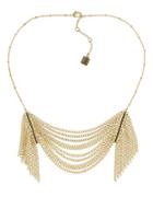 Laundry By Shelli Segal Fringe Frontal Necklace