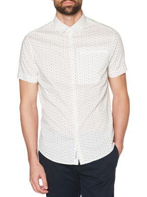 Original Penguin Short Sleeve Triangle Button-down Shirt