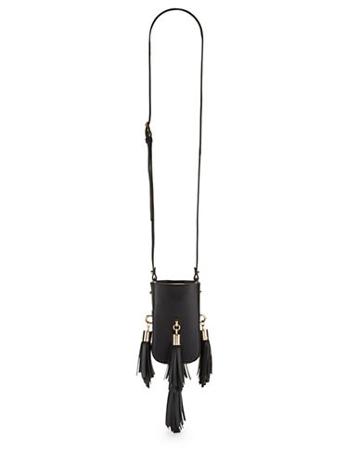 Luana Italy Mini Leather Crossbody Bag