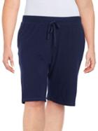 Nuit Rouge Jersey Knit Bermuda Shorts