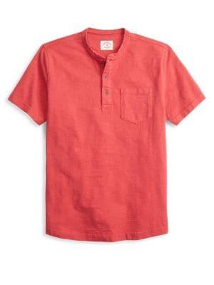 Brooks Brothers Red Fleece Slub Short-sleeve Henley