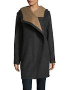 Vince Camuto Hooded Wrap Coat