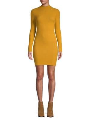 Miss Selfridge Ribbed Mini Sheath Dress