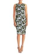Rachel Rachel Roy Margot Embroidered Floral Mesh Sheath Dress