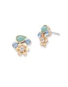 Lonna & Lilly Crystal Flower Cluster Stud Earrings