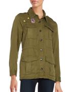 Honey Punch Patch Military Jacket