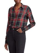 Lauren Ralph Lauren Tartan Plaid Button-down Shirt