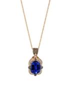 Le Vian Blueberry Tanzanite And 14k Strawberry Gold Pendant Necklace