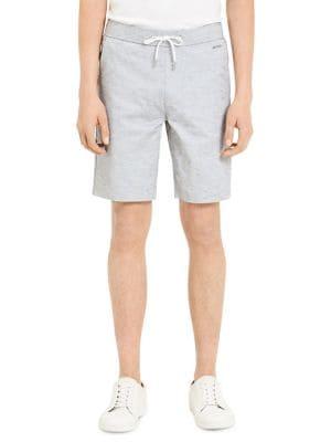 Calvin Klein Heathered Drawstring Shorts