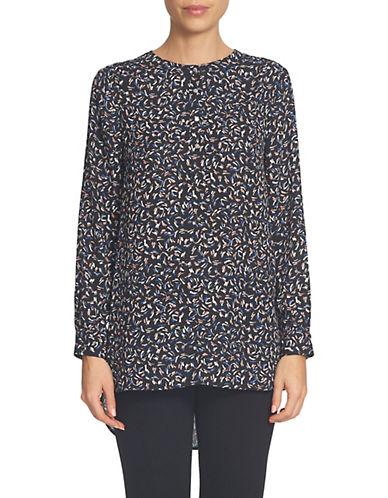 Cece Solid Pintuck Blouse