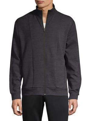 Askya Seamed Mockneck Sweater Jacket