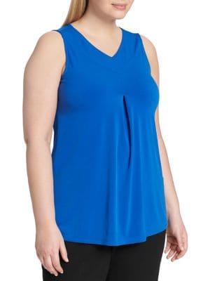 Calvin Klein Plus Classic Sleeveless Top