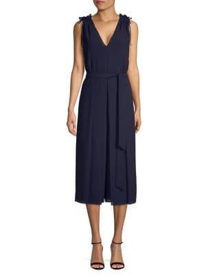 Vince Camuto Tie-waist Cropped Jumpsuit