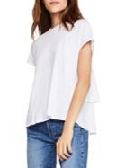 Bcbgeneration Tiered Ruffle Back Tee