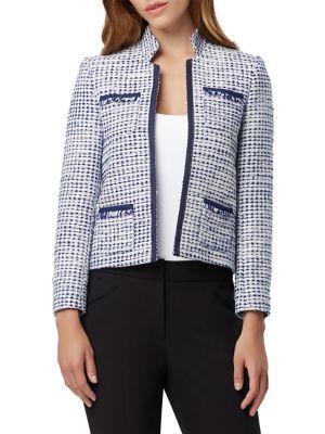 Tahari Arthur S. Levine Petite Tweed Boucle Jacket