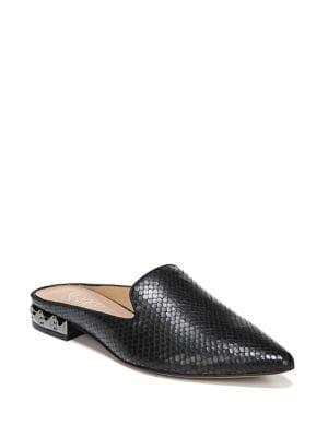 Franco Sarto Samanta Textured Leather Mules