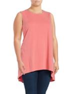 Vince Camuto Plus Sleeveless Solid Tunic