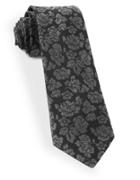 The Tie Bar Paisley Printed Silk Tie