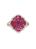 Marco Moore 18k Rose Gold, Ruby & 0.35 Tcw Diamond Ring