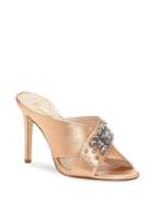 Louise Et Cie Hannety Embellished Leather Heeled Sandals