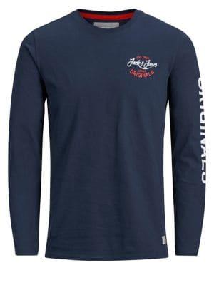 Jack & Jones Jorfara Long-sleeve Logo Graphic Tee