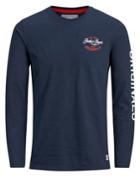 Jack & Jones Jorfara Long-sleeve Logo Graphic Tee
